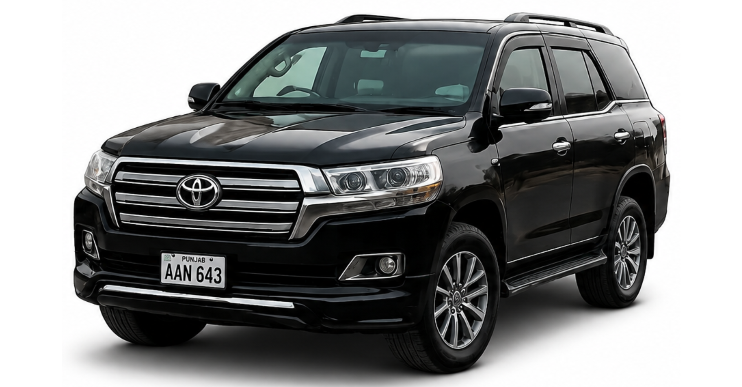 Armoured Toyota Land Cruiser V8 for rent in Islamabad by Pakistan Cars Rent – bulletproof luxury SUV with chauffeur